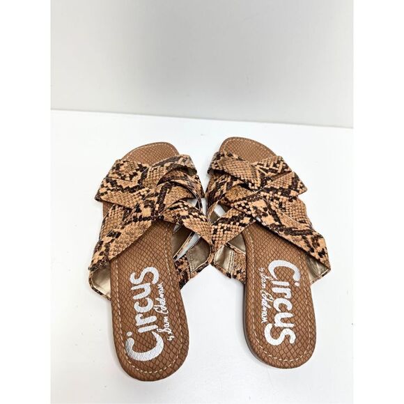 Sam Edelman Sandals Womens Size 6‎ Snakeskin Circus Burnett Slip On Shoes - Picture 6 of 8